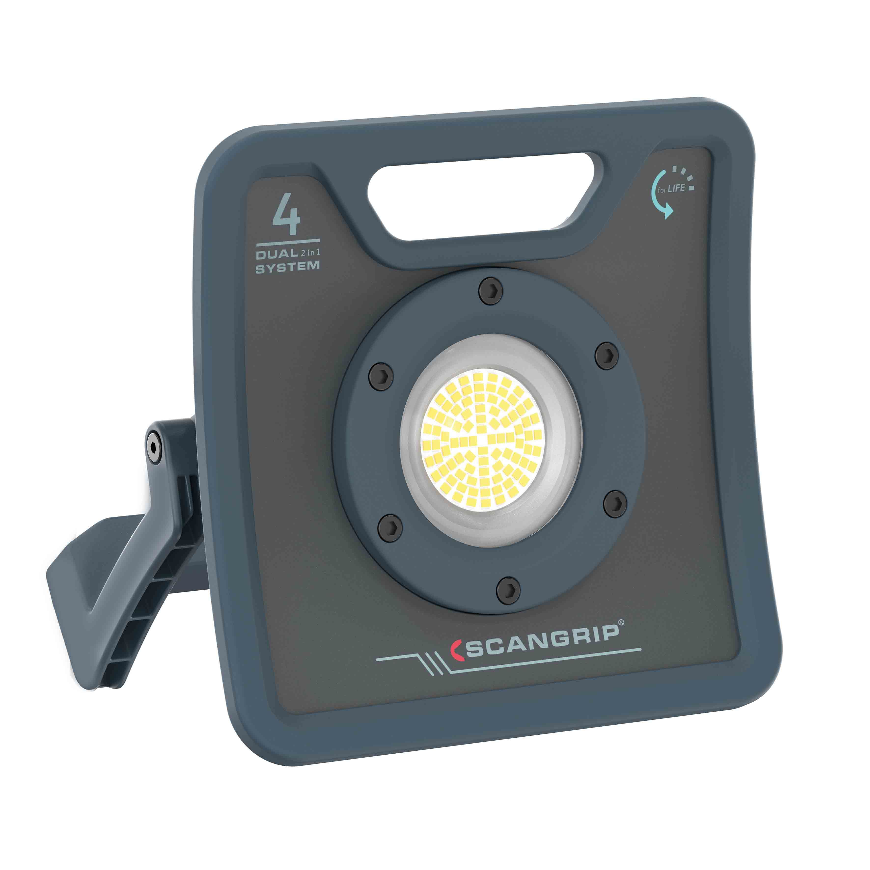 SCANGRIP NOVA 4 C+R forLIFE - Akumulatorowa/sieciowa lampa robocza LED 4000 lm