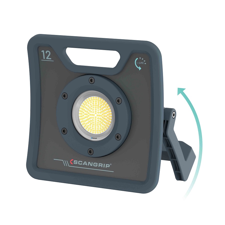 SCANGRIP NOVA 12 - Lampa robocza budowlana LED 12000 lm sieciowa + statyw Tripod 3m