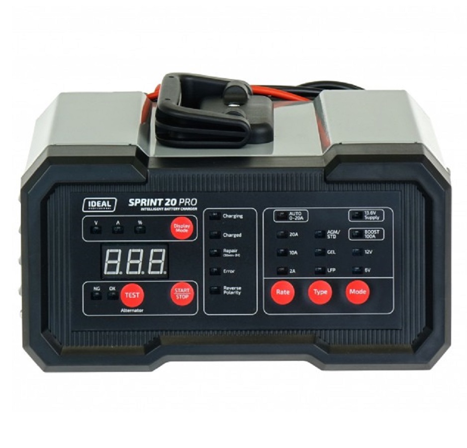 IDEAL SPRINT 20 PRO - Prostownik z rozruchem 6 / 12 V