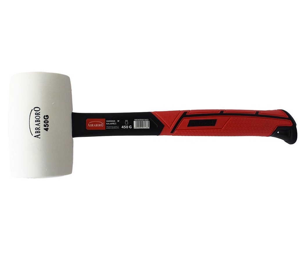 Abraboro AB00001602 - Młotek gumowy biały 450 g