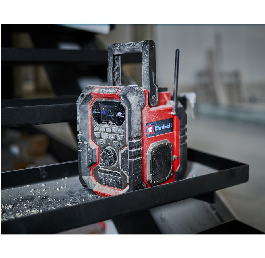 Einhell TE-CR 18 Li DAB+/FM/BT – Solo - Radio akumulatorowo-sieciowe 18/230 V