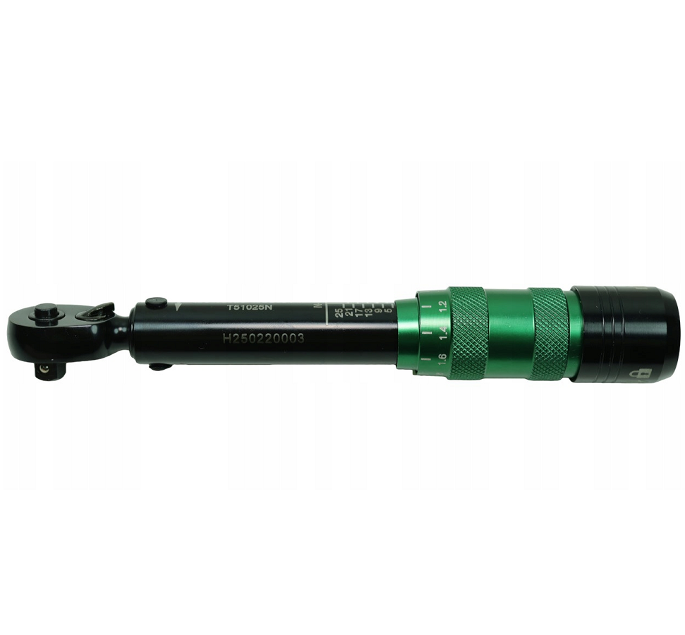 Jonnesway T51025N - Krótki klucz dynamometryczny mini 1/4'' 5-25 Nm