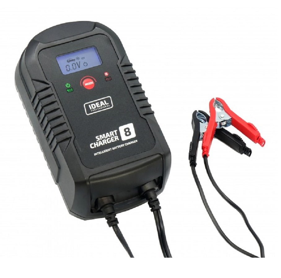 IDEAL SMART CHARGER 8 LCD - Inteligentny prostownik 6/12 V