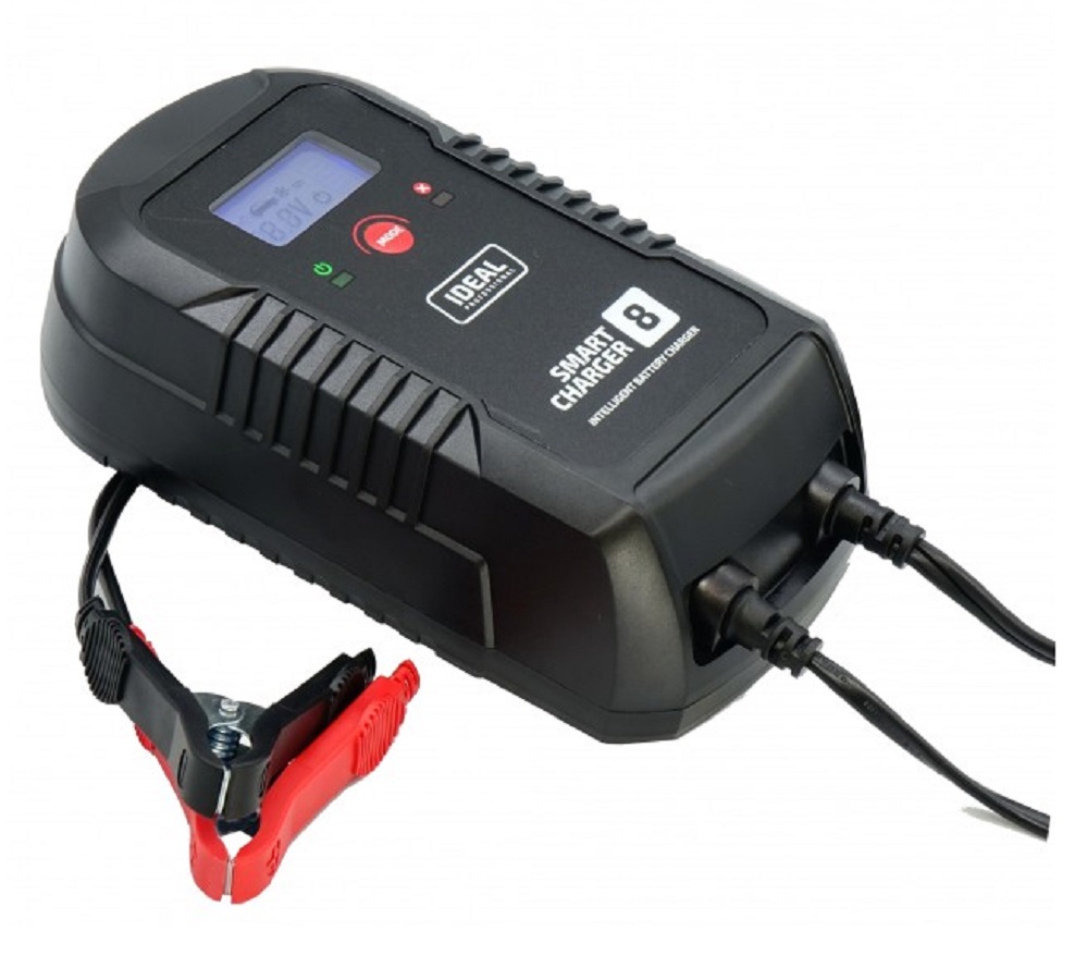 IDEAL SMART CHARGER 8 LCD - Inteligentny prostownik 6/12 V