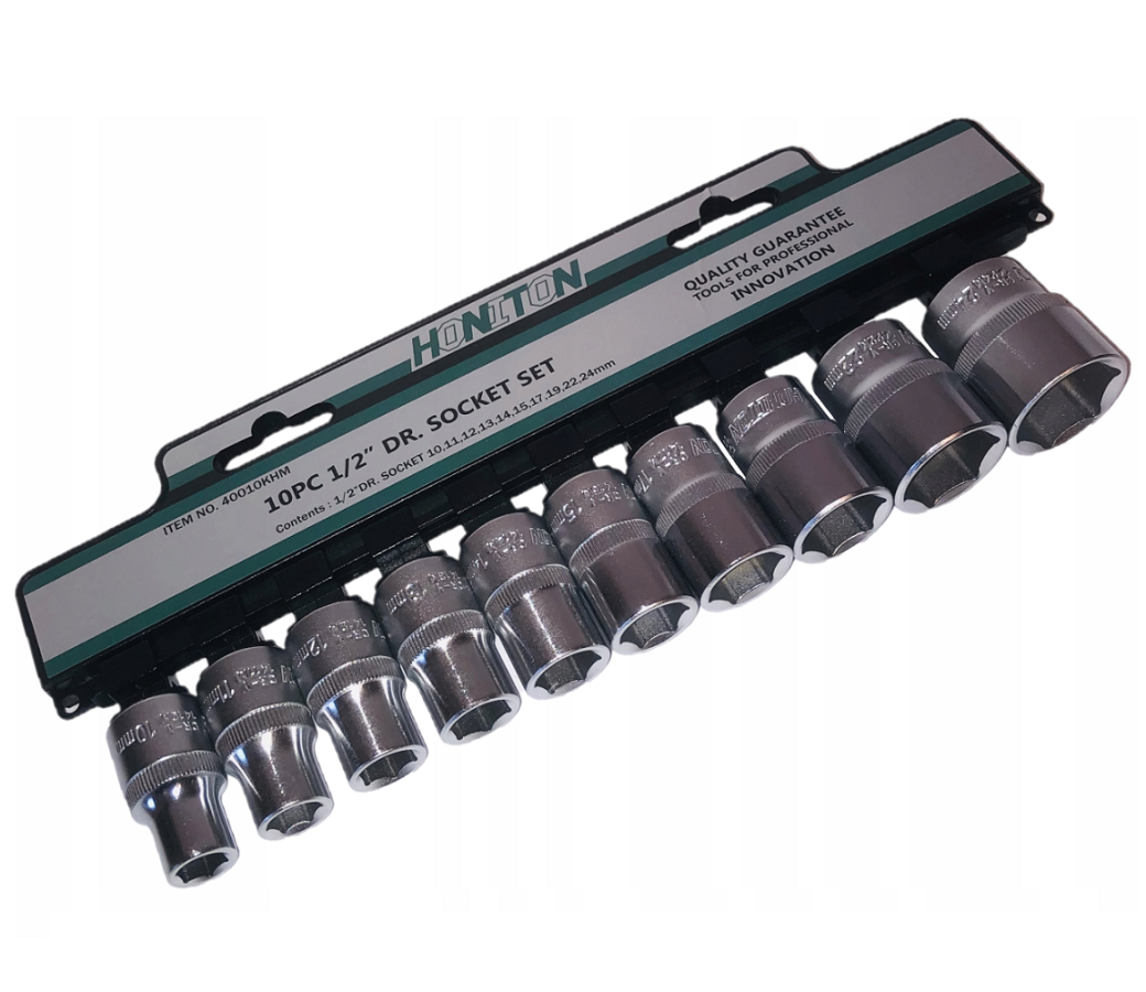 Honiton H.4010 - Zestaw nasadek 10-24mm 1/2" - 10 elementów