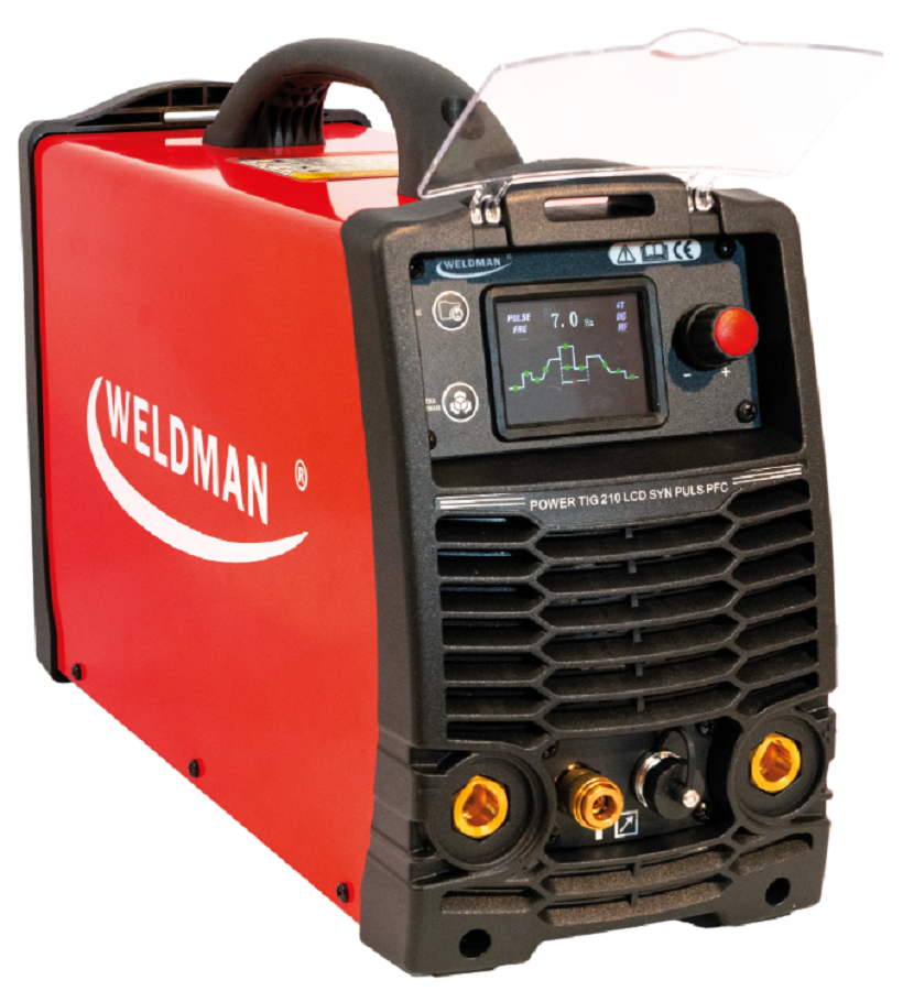 Weldman POWER TIG 210 LCD AC/DC SYN PULS PFC - Spawarka inwertorowa