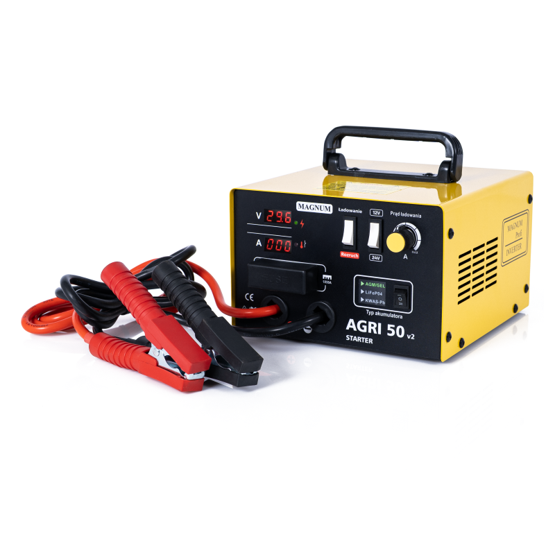 Magnum AGRI 50 STARTER V2 - Inwertorowy prostownik z rozruchem 12/24V