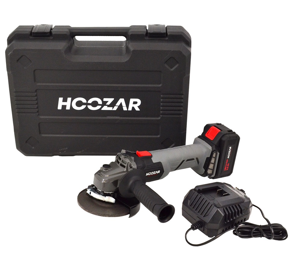 Hoozar AG25BL-T1 - Akumulatorowa szlifierka kątowa 125 MM