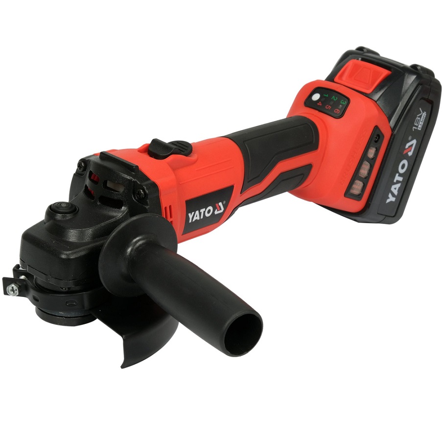 Yato YT-828295 - Akumulatorowa szlifierka kątowa z regulacją prędkości 125 MM
