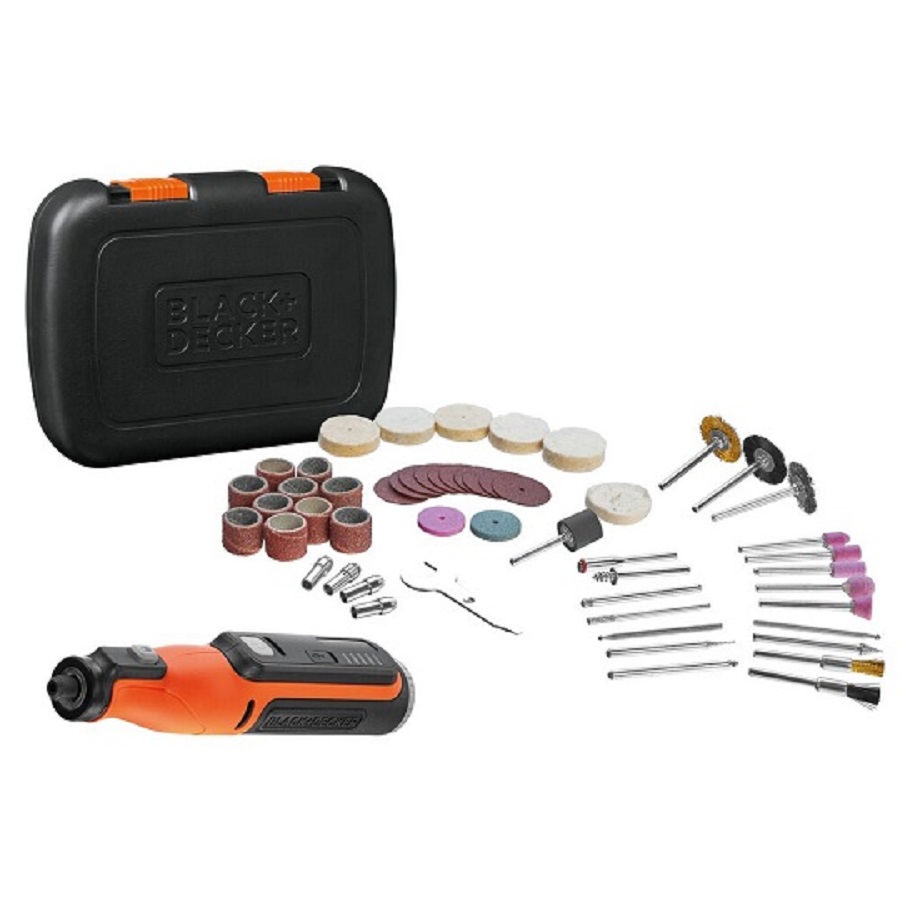 Black&Decker BCRT8IK - Akumulatorowa szlifierka wielofunkcyjna + akcesoria