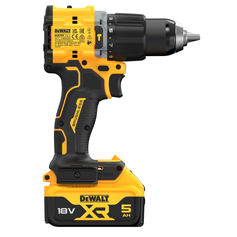 DeWalt DCD799P2T - Akumulatorowa wiertarko-wkrętarka udarowa