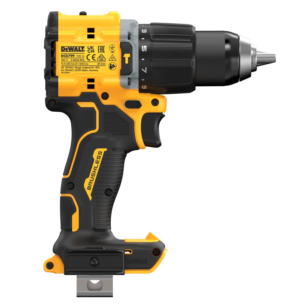 DeWalt DCD799NT - Akumulatorowa wiertarko-wkrętarka udarowa