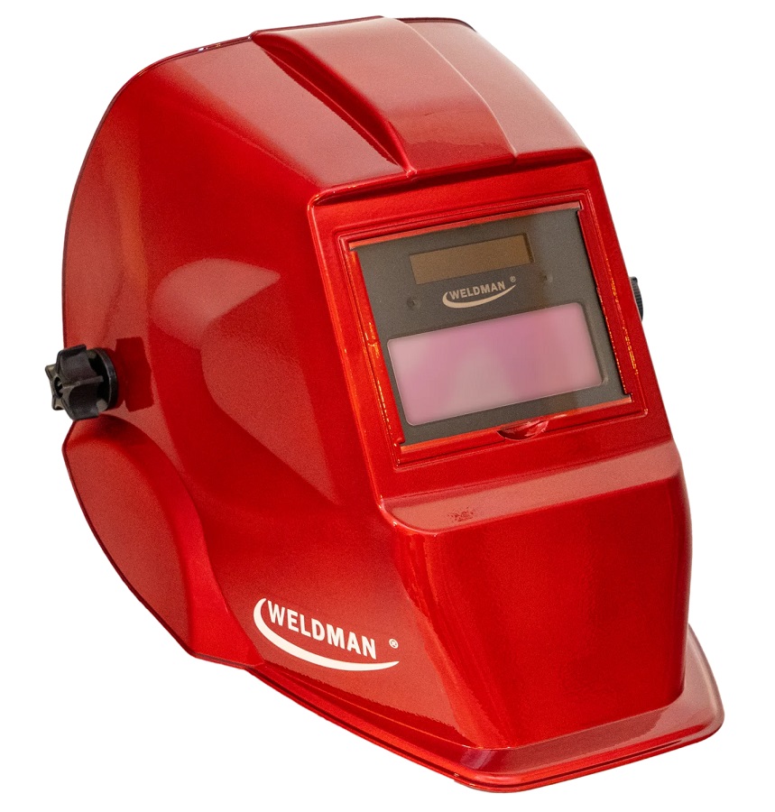 Przyłbica automatyczna Basic RED
