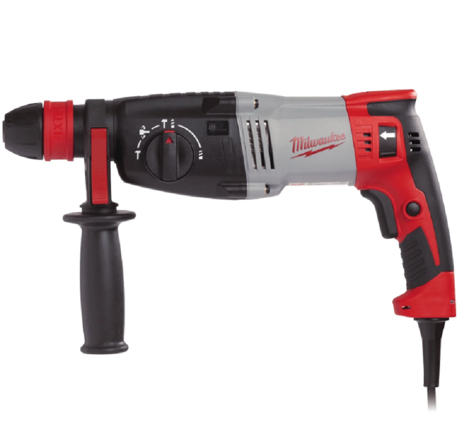 MILWAUKEE PH 28 X - Młotowiertarka 3-funkcyjna + adapter FIXTEC