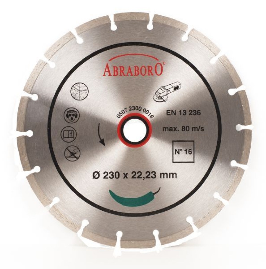 Abraboro AB23000016 - Tarcza diamentowa 230 x 22/7  N16 standard