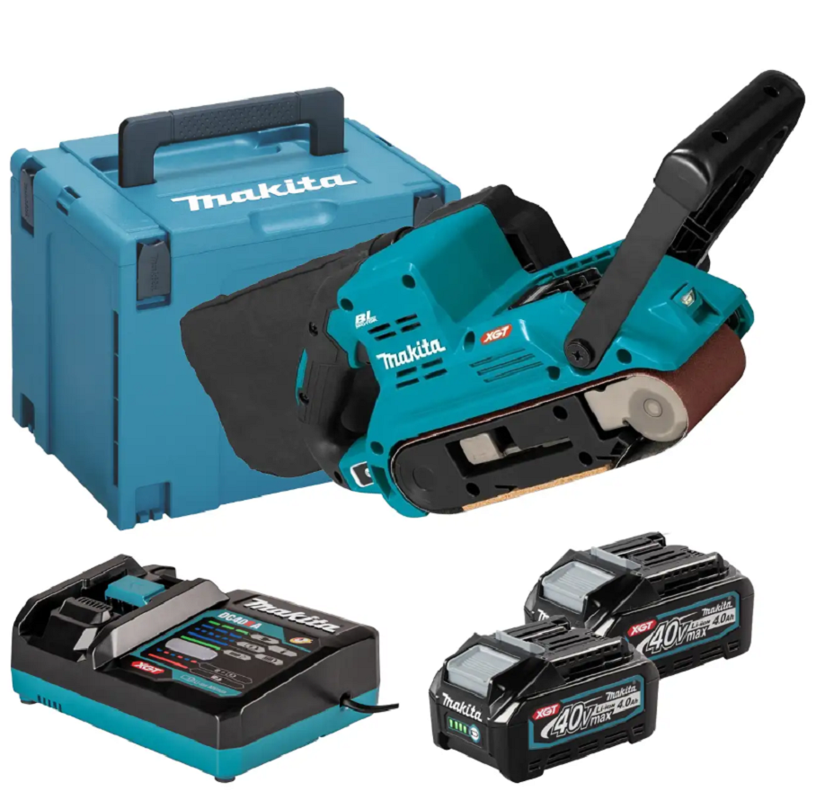 Makita BS001GM201 - Akumulatorowa szlifierka taśmowa 76x533mm