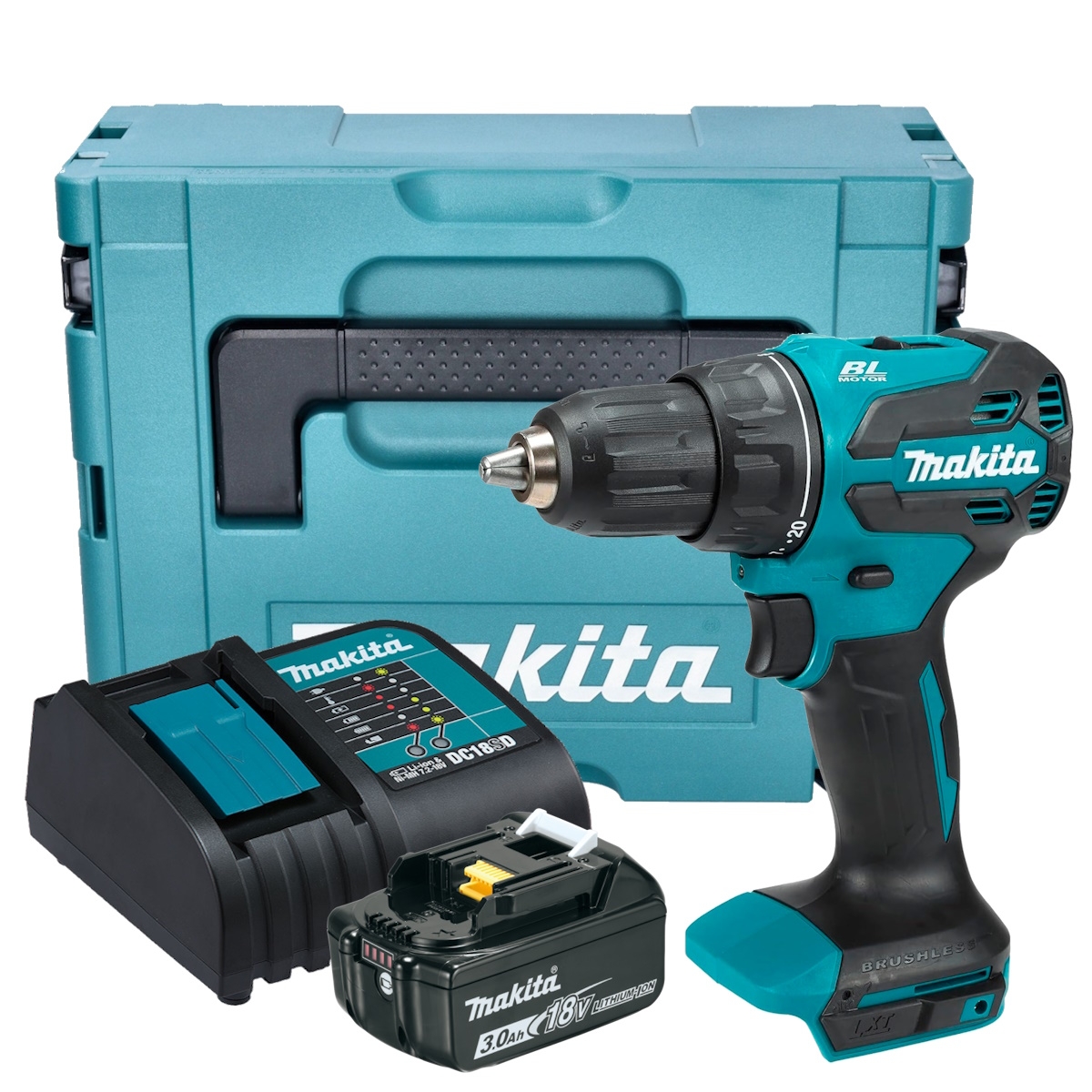 Makita DDF490SF1J - Akumulatorowa wiertarko-wkretarka