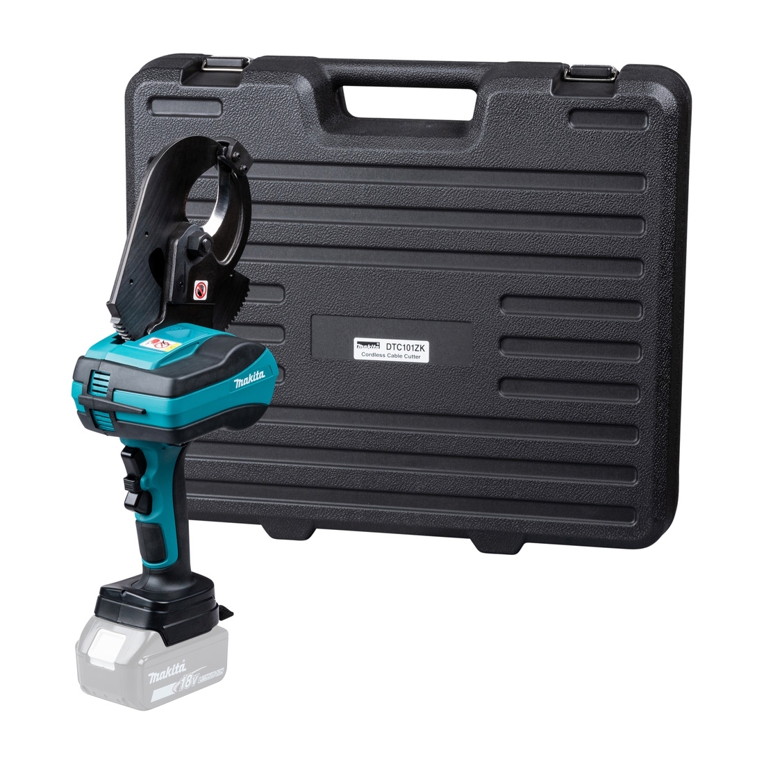 Makita DTC101ZK - Akumulatorowa przecinarka  do kabli typu otwartego do cięcia przewodów