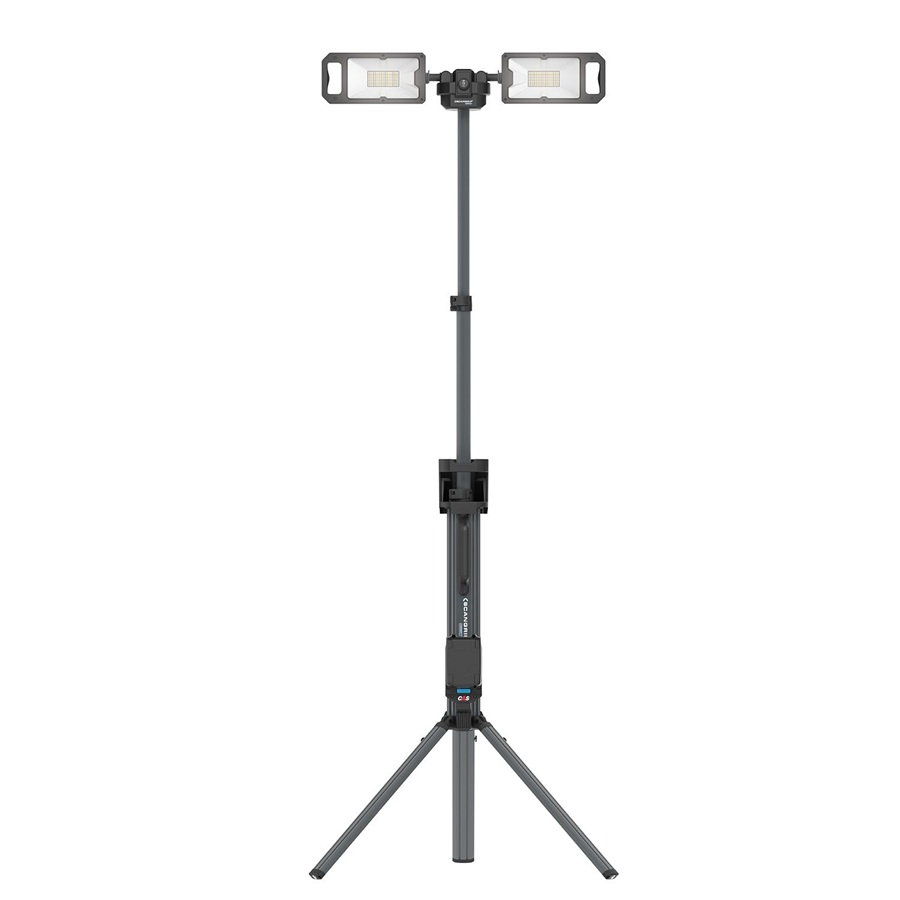 Scangrip Tower 8 Connect - Akumulatorowa lampa budowlana 8000 lm ze zintegrowanym statywem