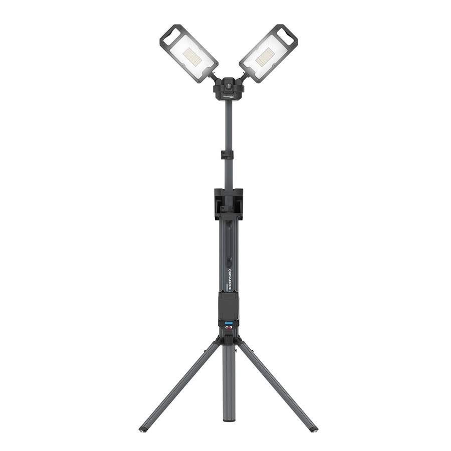 Scangrip Tower 8 Connect - Akumulatorowa lampa budowlana 8000 lm ze zintegrowanym statywem