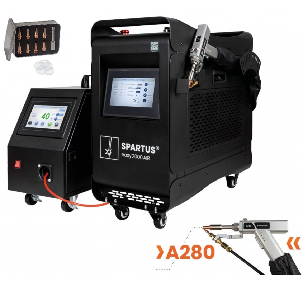 Spartus Easy 2000AIR - Spawarka laserowa z automatycznym podajnikiem drutu