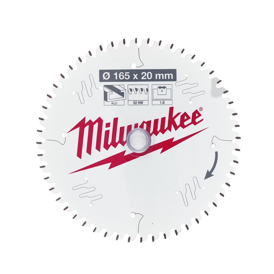 Milwaukee 4932479087 - Tarcza pilarska do drewna czyste cięcie 165x20 mm/ 52 zęby