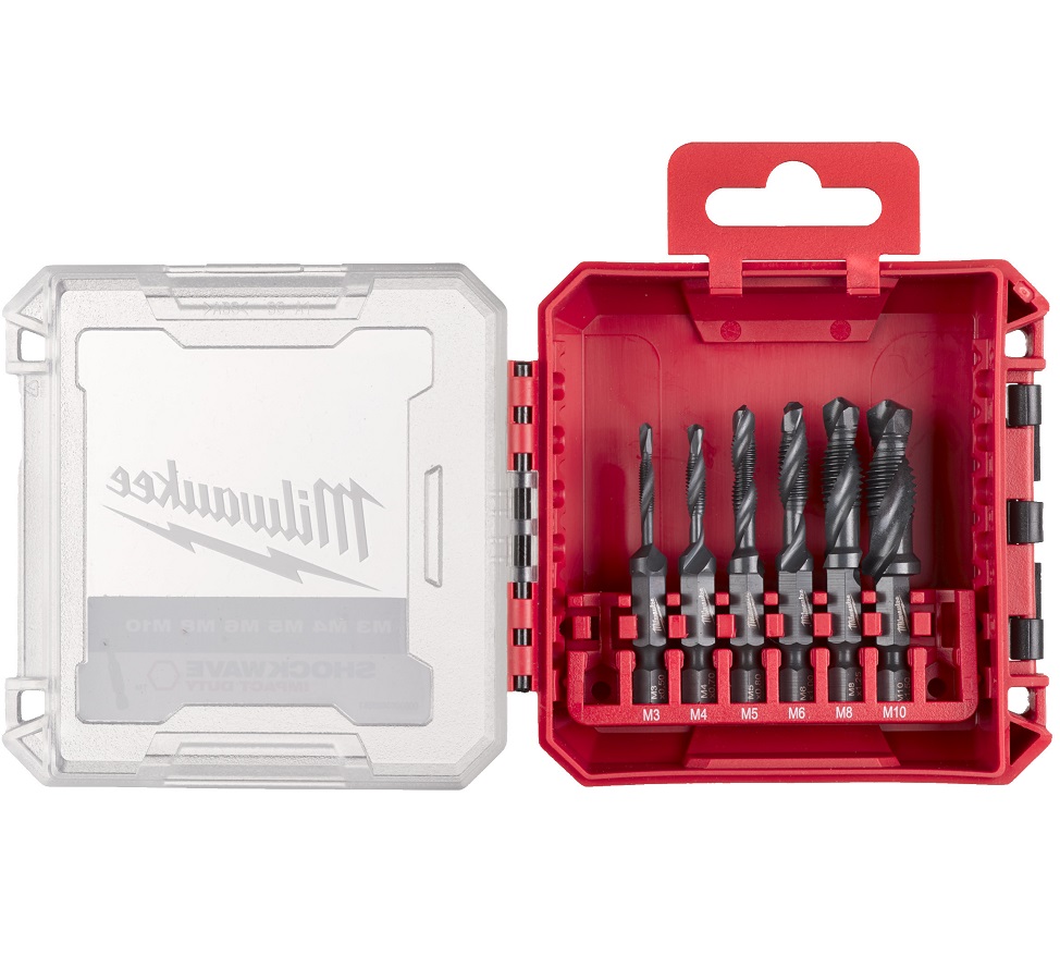Milwaukee 4932498267 - Zestaw gwintowników HSS-G 1/4″ 6 szt