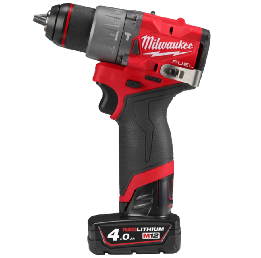 Milwaukee M12 FPP2X2-402X - Zestaw Klucz udarowy FCIWF12G3 + wiertarko-wkrętarka udarowa FPD2