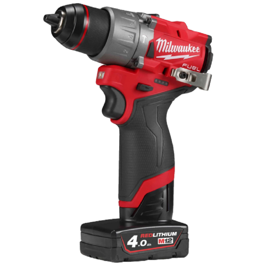 Milwaukee M12 FPP2X2-402X - Zestaw Klucz udarowy FCIWF12G3 + wiertarko-wkrętarka udarowa FPD2