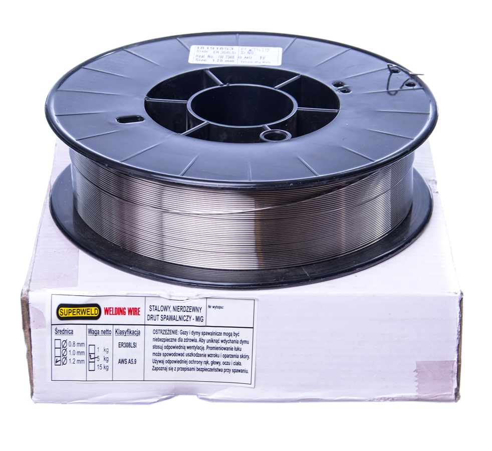 Superweld - Drut MIG do stali nierdzewnej Ø 1.2 - 5 kg 308LSI D200