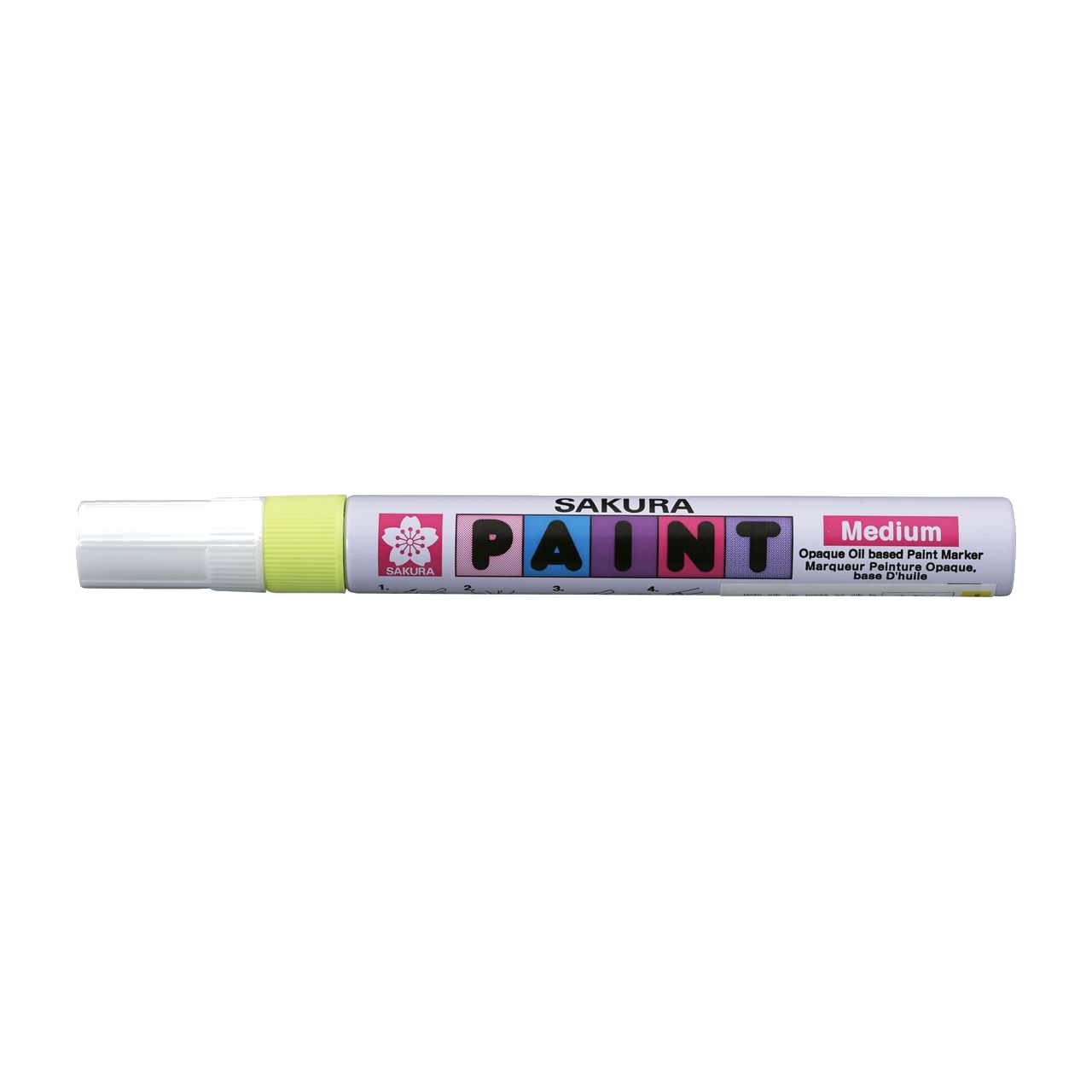 Sakura Paint FLUO - Marker ze średnią końcówką - żółty