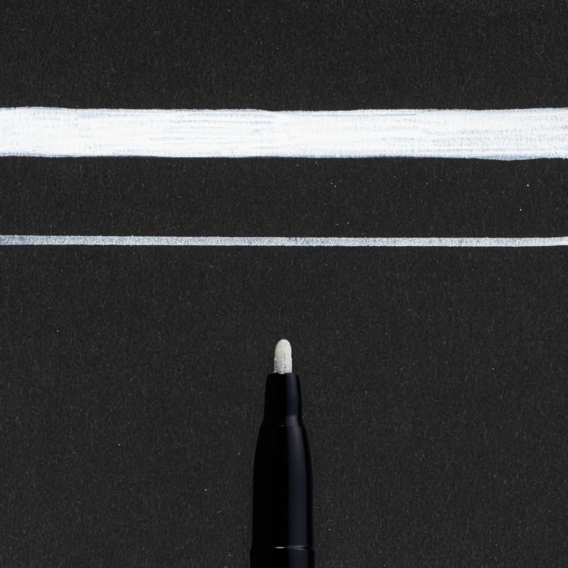 Sakura Pen-touch Fine - Cienki marker biały