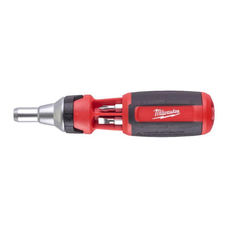 MILWAUKEE 4932471598 - Śrubokręt Multi 9 w 1, z bitami PH, PZ, TX, płaskim