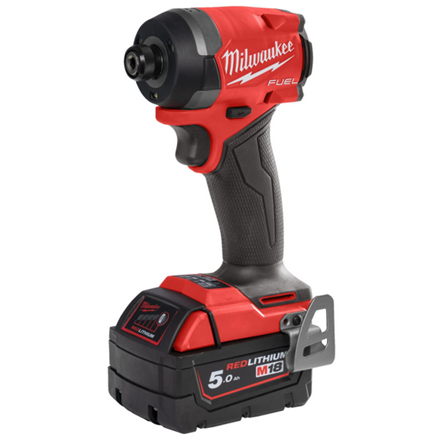 Milwaukee M18 FPP6G3-502B - Zestaw combo wiertarko-wkrętarka udarowa + zakrętarka udarowa 1/4" + pilarka tarczowa 165 mm + piła szablasta + szlifierka kątowa 125 mm + latarka LED