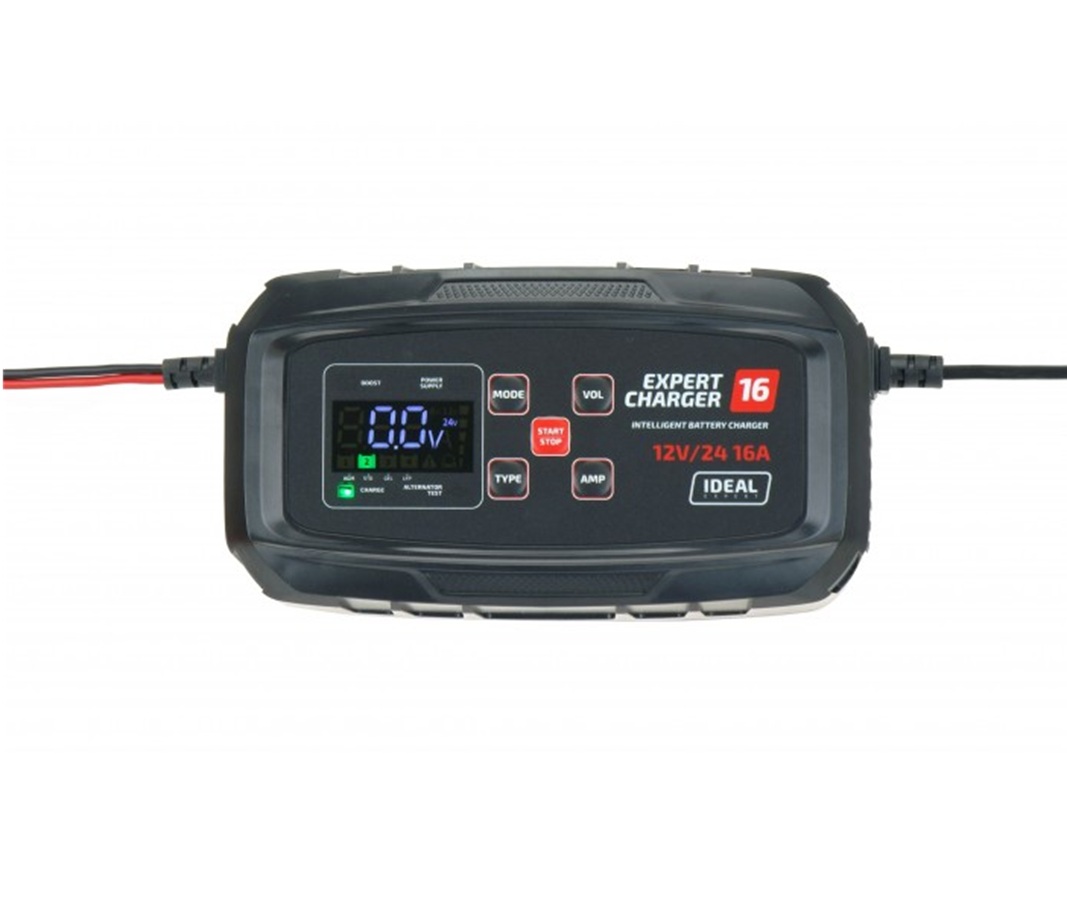 Ideal EXPERT CHARGER 16 - Inteligentny prostownik do ładowania akumulatorów 12/24 V