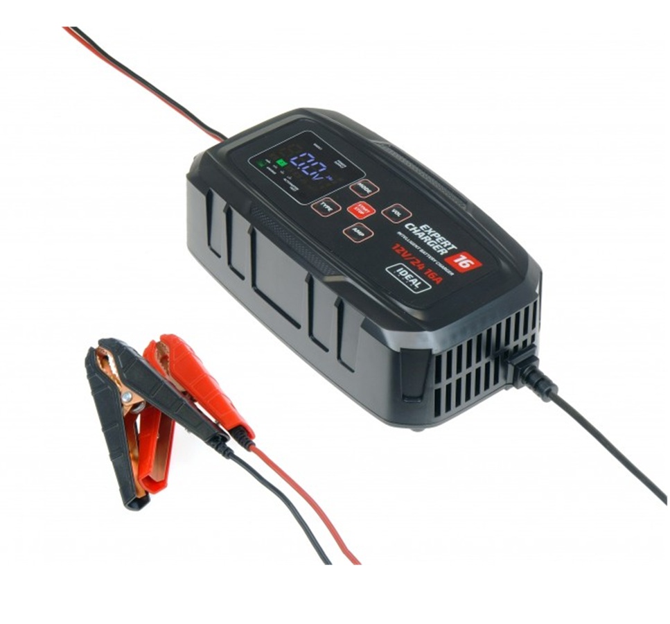 Ideal EXPERT CHARGER 16 - Inteligentny prostownik do ładowania akumulatorów 12/24 V