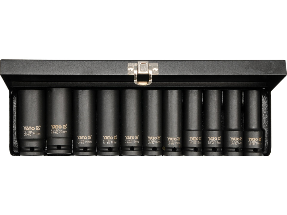 YATO YT-1054 - Nasadki udarowe 1/2'' 11 SZT.