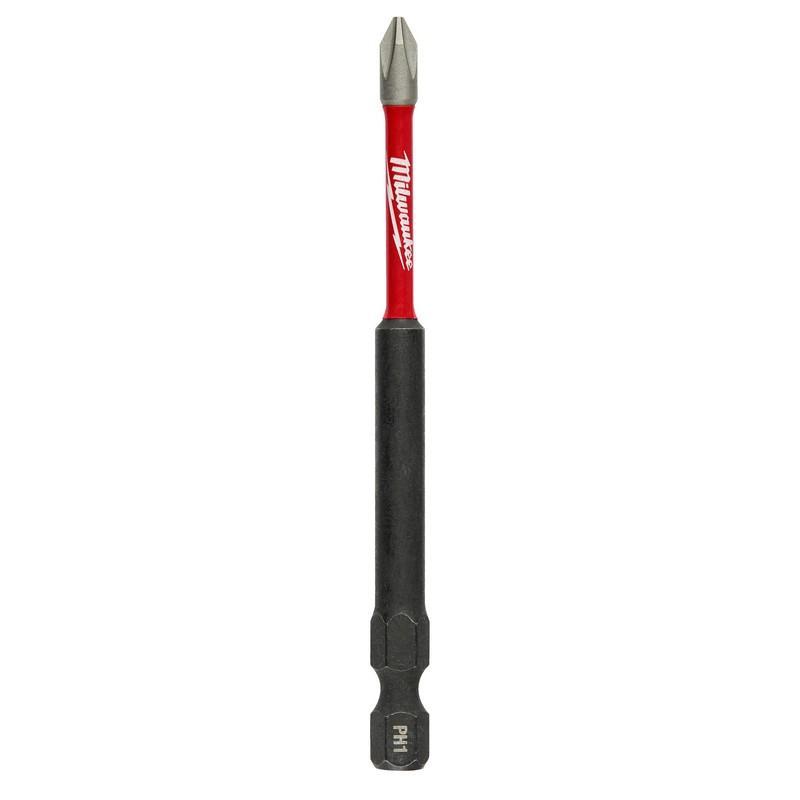 MILWAUKEE 4932430862 -  Bit udarowy Shockwave do śub Pozidriv, PZ1 x 90 mm (1 szt.)