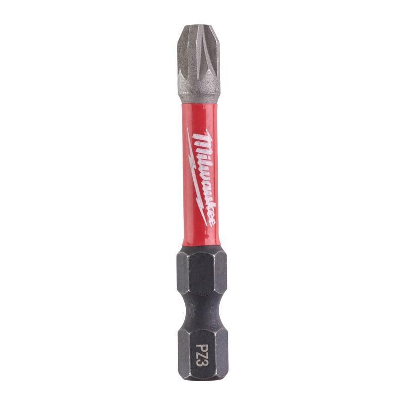 MILWAUKEE 49324308700 - Bit udarowy Shockwave do śrub Pozidriv, PZ3 x 50 mm (1 szt.)