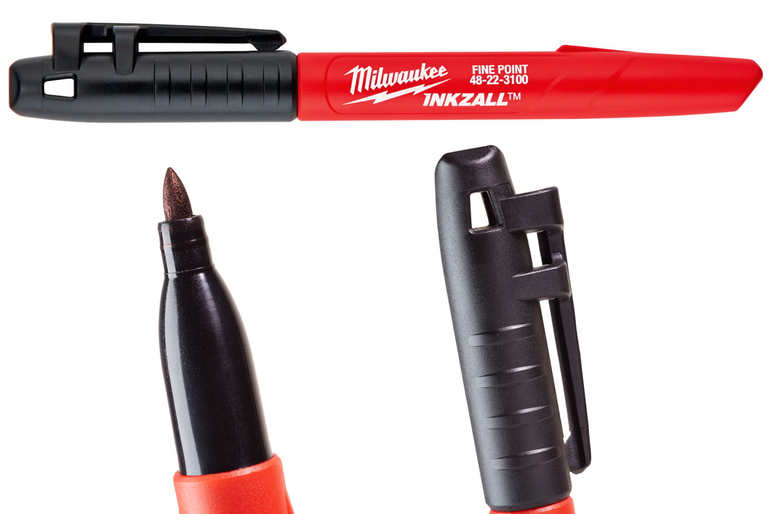 MILWAUKEE 48223100 - Marker Inkzall Czarny Punktowy Budowlany Warsztatowy