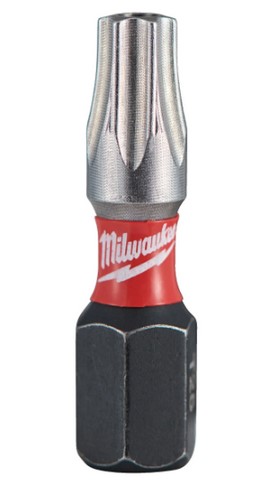 MILWAUKEE 4932500375 - Bit udarowy Shockwave do śrub Torx - TX BO25 x 25 mm (3 szt)