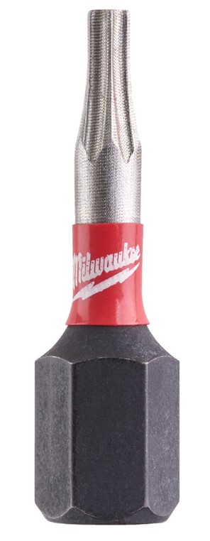 MILWAUKEE 4932500370 - Bit udarowy Shockwave do śrub Torx - TX BO8 x 25 mm (3 szt)