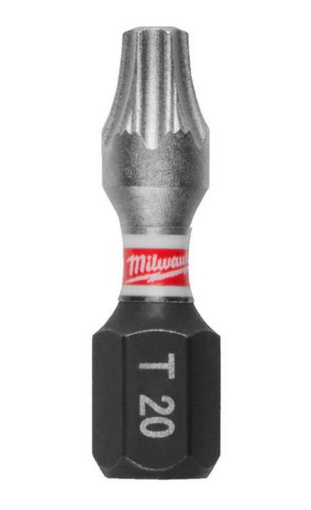 Milwaukee 4932500363 - Bit udarowy Shockwave do śrub Torx TX20 x 25 mm (3 szt.)