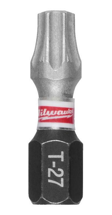 Milwaukee 4932500365 - Bit udarowy Shockwave do śrub Torx TX27 x 25 mm (3 szt.)