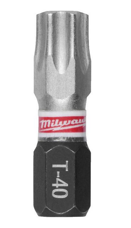 Milwaukee 4932500367 - Bit udarowy Shockwave do śrub Torx TX40 x 25 mm (3 szt.)