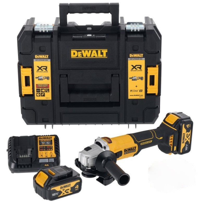 DeWalt DCG407M2T - akumulatorowa szlifierka kątowa 125mm