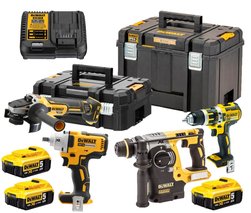 DEWALT DCK428P3T - zestaw narzędzi akumulatorowych Combo