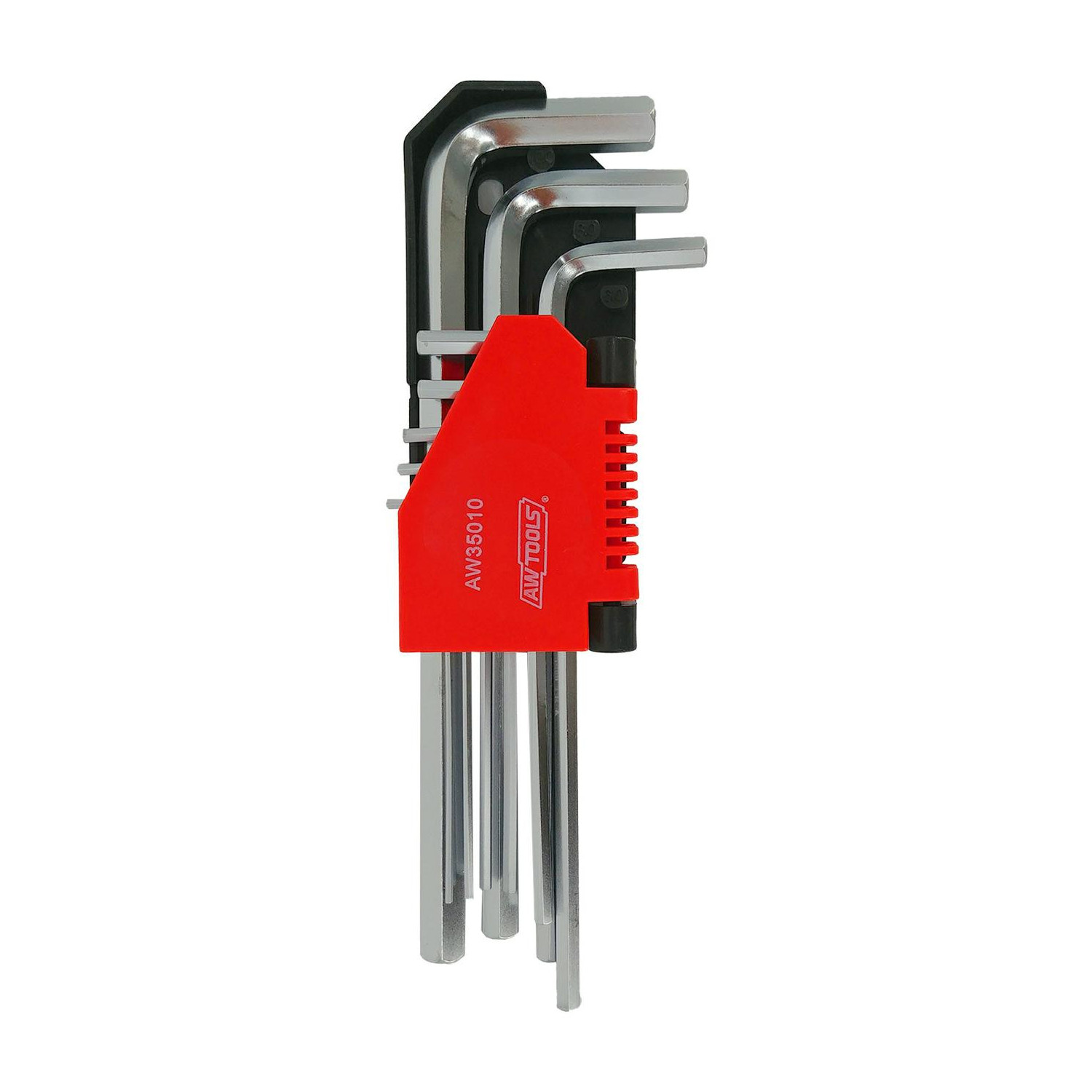 AWTOOLS AW35010BL - AWTOOLS KLUCZE IMBUSOWE HEX /1,5-10mm/ 9szt. BLACK LINE