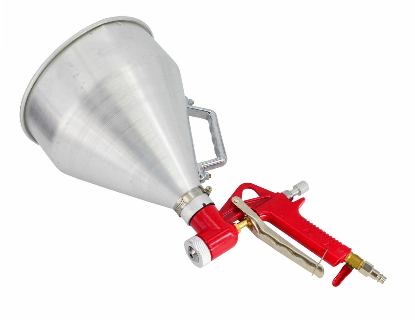 AwTools AW10012 - pistolet to tynków ze zbiornikiem aluminiowym / FR-300
