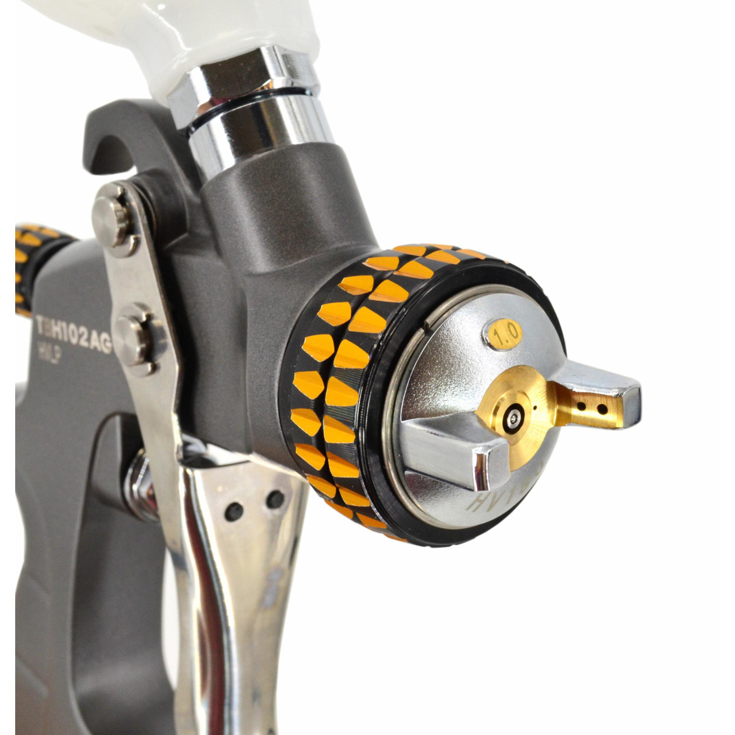 AwTools AW10112 - pistolet lakierniczy mini hvlp 1.0mm ze zbiornikiem górnym 100ml